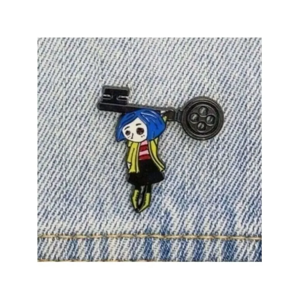 3/20 Coraline Hanging Enamel Pin